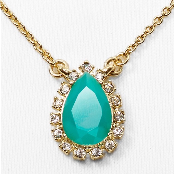 kate spade Jewelry - Kate Spade ♠️ NWT Teal Tear Drop Pendant Necklace